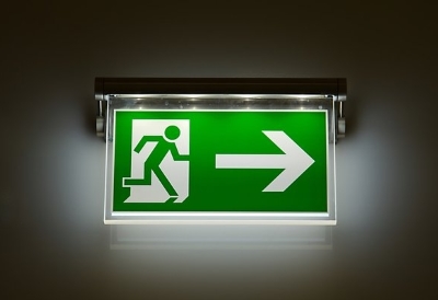 危险区域的应急照明