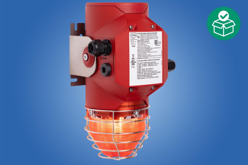 带独立接线腔的报警灯，LED / 5 焦耳，铝制外壳，FL60/3 - YODALEX 3 系列